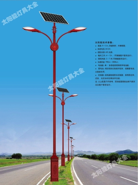 晋城市8 米太阳能路灯中国结太阳能路灯 - 厂家